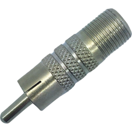 F JACK TO RCA PLUG 10 PK