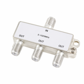 3 way MOCA compliant horizontal splitter..