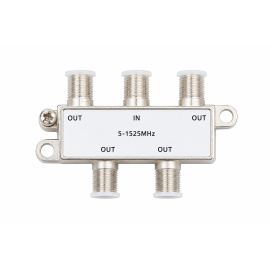 4 way MOCA compliant horizontal splitter..