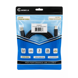3.0 USB CABLE A-B  M-M 10' (10 foot, 10 feet, 10 ft)