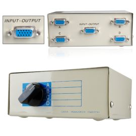 Manual Switch Box HD15 4 Way