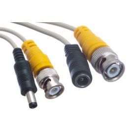 BNC CABLE WITH POWER 25' (25 foot, 25 feet, 25 ft)