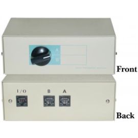 manual switch box RJ11 2 way