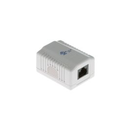 CAT 5E SINGLE SURFACE JACK WHITE