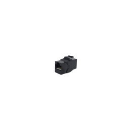 CAT 6 COUPLER KEYSTONE BLACK