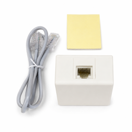 RJ31X JACK + 804R2 RJ45 CABLE 2' (2 foot, 2 feet, 2 ft)