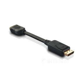 ADAPTOR DP MALE TO HDMI FEMALE W/IC 6" (6 inches, 6 inch, 6 in) PIGTAIL