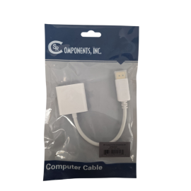 ADAPTOR DP MALE TO VGA FEM. W/IC 6" (6 inches, 6 inch, 6 in)