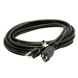 EXTENSION CORD 12/3 AWG SJTW 100' (100 foot, 100 feet, 100 ft) BLACK..