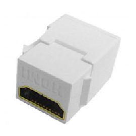 HDMI Coupler Keystone Jack 4K White