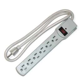 6 OUTLET 3' CORD, 90 JOULES