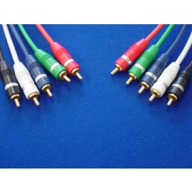 RGB Component Video Cable w/Audio 6ft