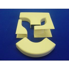 3/4" ceiling entry ivory