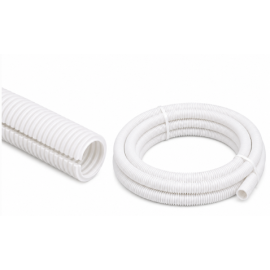 SPLIT LOOM 3/4" (4 inches, 4 inch, 4 in) WHITE 12' (12 foot, 12 feet, 12 ft)