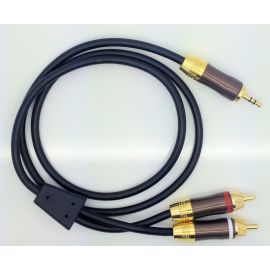 3.5mm STEREO M - DUAL RCA M 6ft