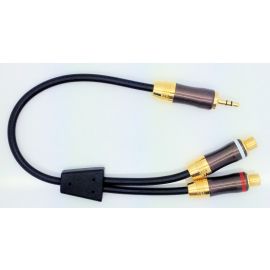 3.5mm Stereo M – Dual RCA F  1ft
