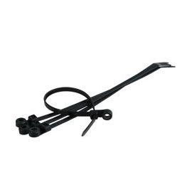 wire tie w/ screw 8" (8 inches, 8 inch, 8 in) 50lb Black 100pk