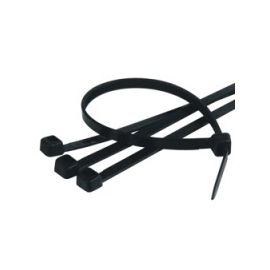 4" (4 inches, 4 inch, 4 in)18lb.tensile strength, 100pk, black