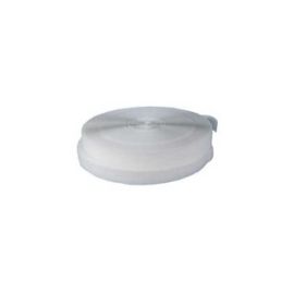 3/8" (8 inches, 8 inch, 8 in) hook and loop 50 yd. spool white