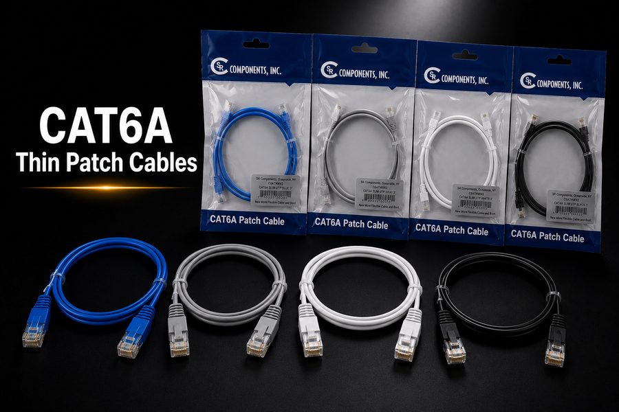 CAT6A Thin Patch Cables