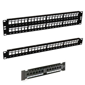 Blank Patch Panels 12-24-48