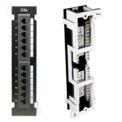 CAT5E PATCH PANEL 12 PORT VERTICAL 